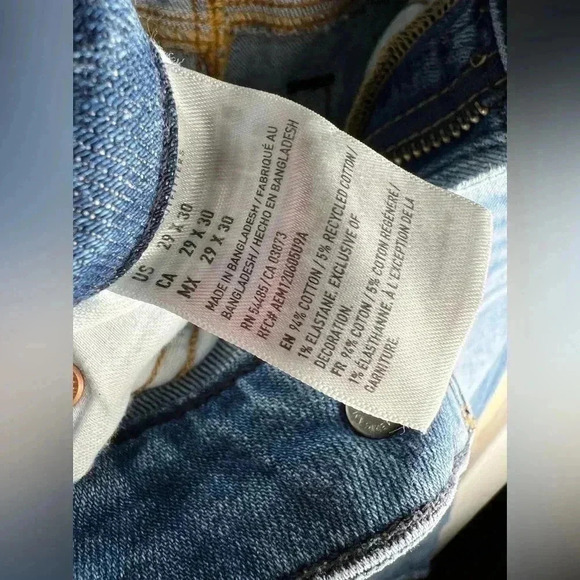 American Eagle Outfitters Mens  Athletic Skinny Airflex+ Jeans 29x30 - Picture 6 of 8